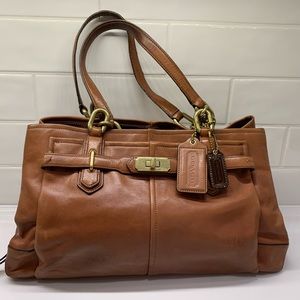 COPY - Coach Jayden Leather Shoulder Bag # J1276-F17811 - Saddle Brown Leather